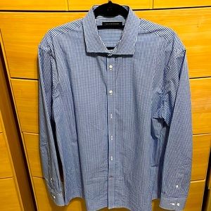 Tommy Hilfiger Gingham Button Down Dress Shirt.